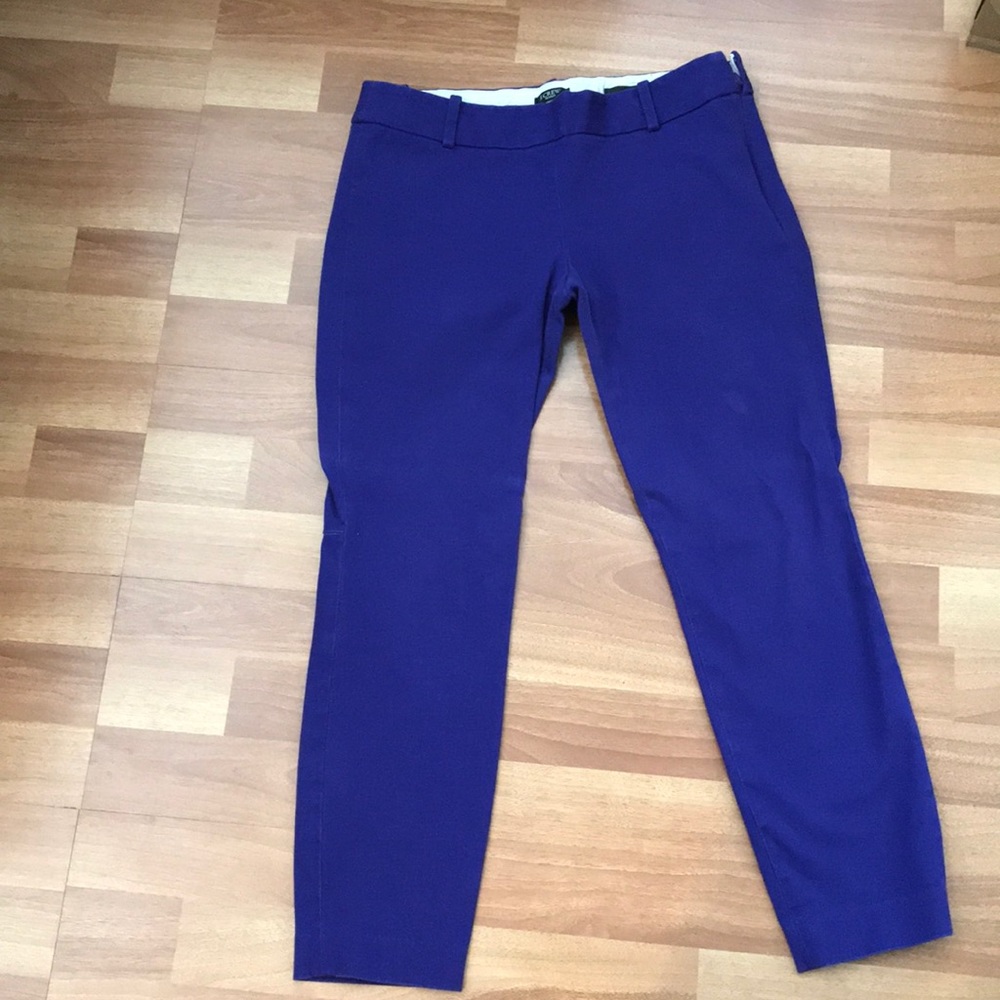 JCrew purple Winnie slacks
